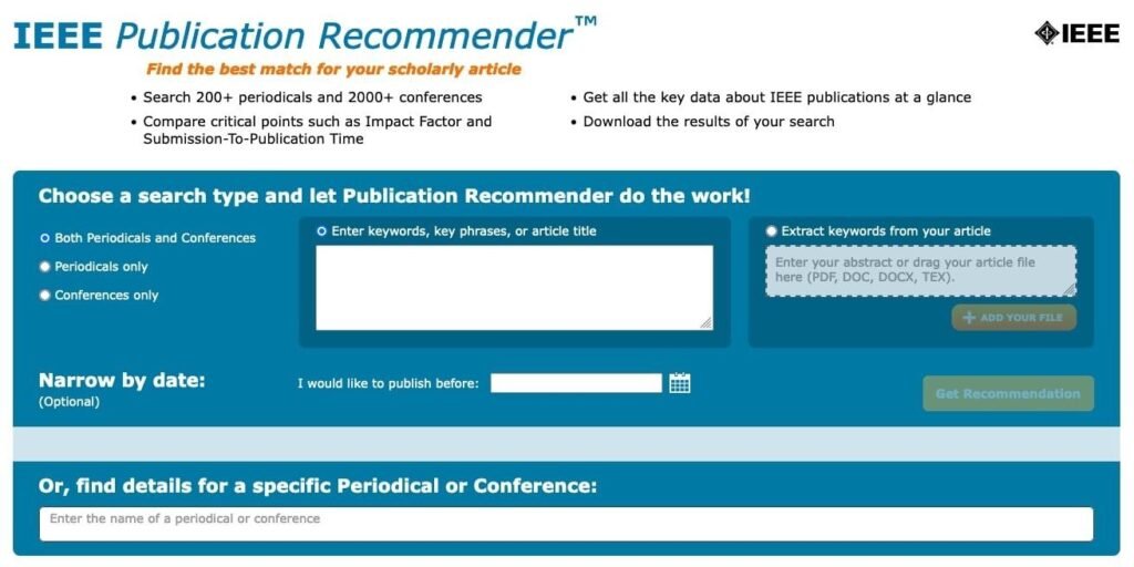 2 IEEE Journal Finder Tool IEEE Journal Finder Tool