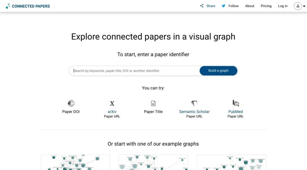 Connected Papers-A Web of Knowledge