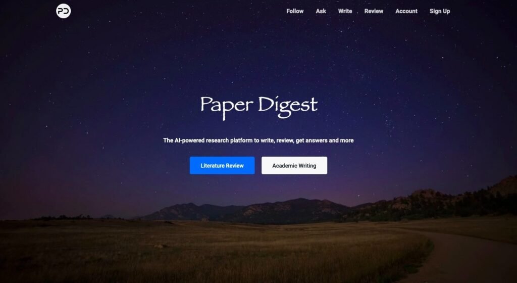 Paper Digest-Quick Summaries of Research