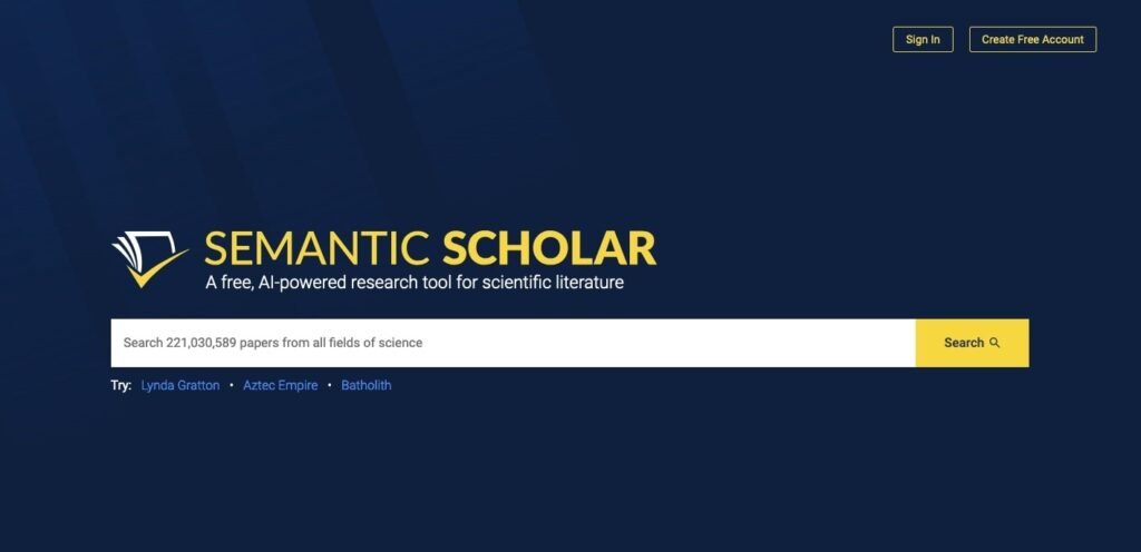 Semantic Scholar-Advanced Search with AI Filters